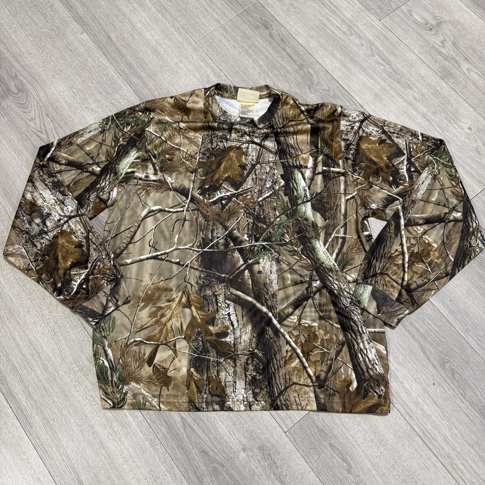 Remington Men's Long Sleeve RealTree AP Camo Hunting Base XL